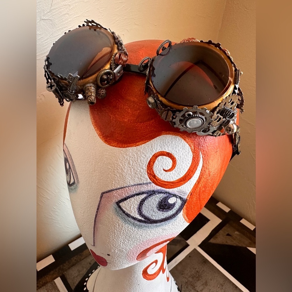 Handmade Steampunk Goggles – Festival, Costume, or Cosplay Accessory